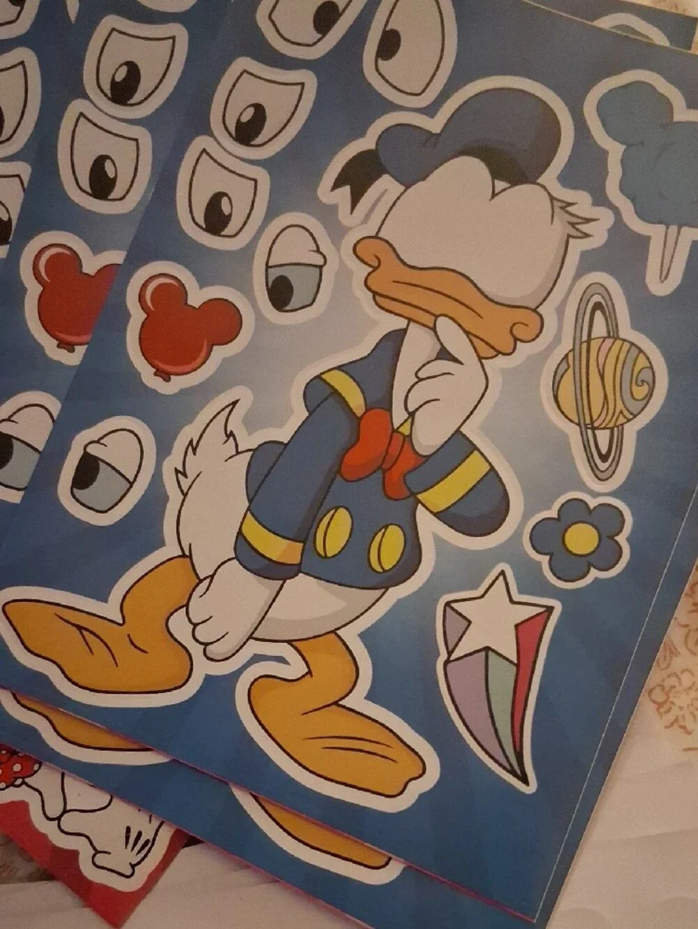 New! Disney Character Sticker Sheets